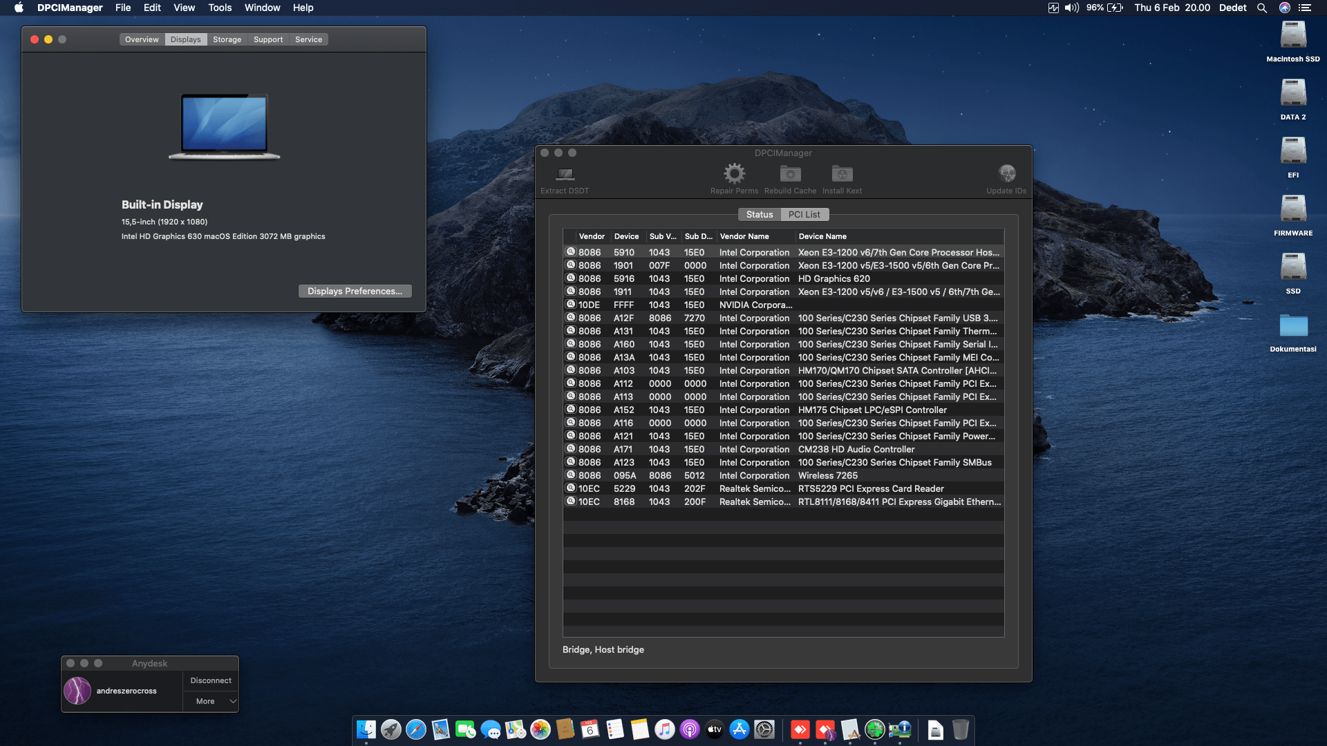 Asus GL553VD FY280 3rd [KabyeLake   Intel HD 620 + I2C] 2